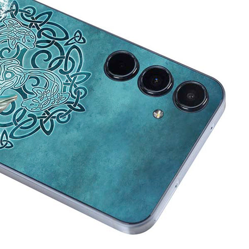 Celtic Dolphin by Brigid Ashwood Galaxy A35 5G Skin